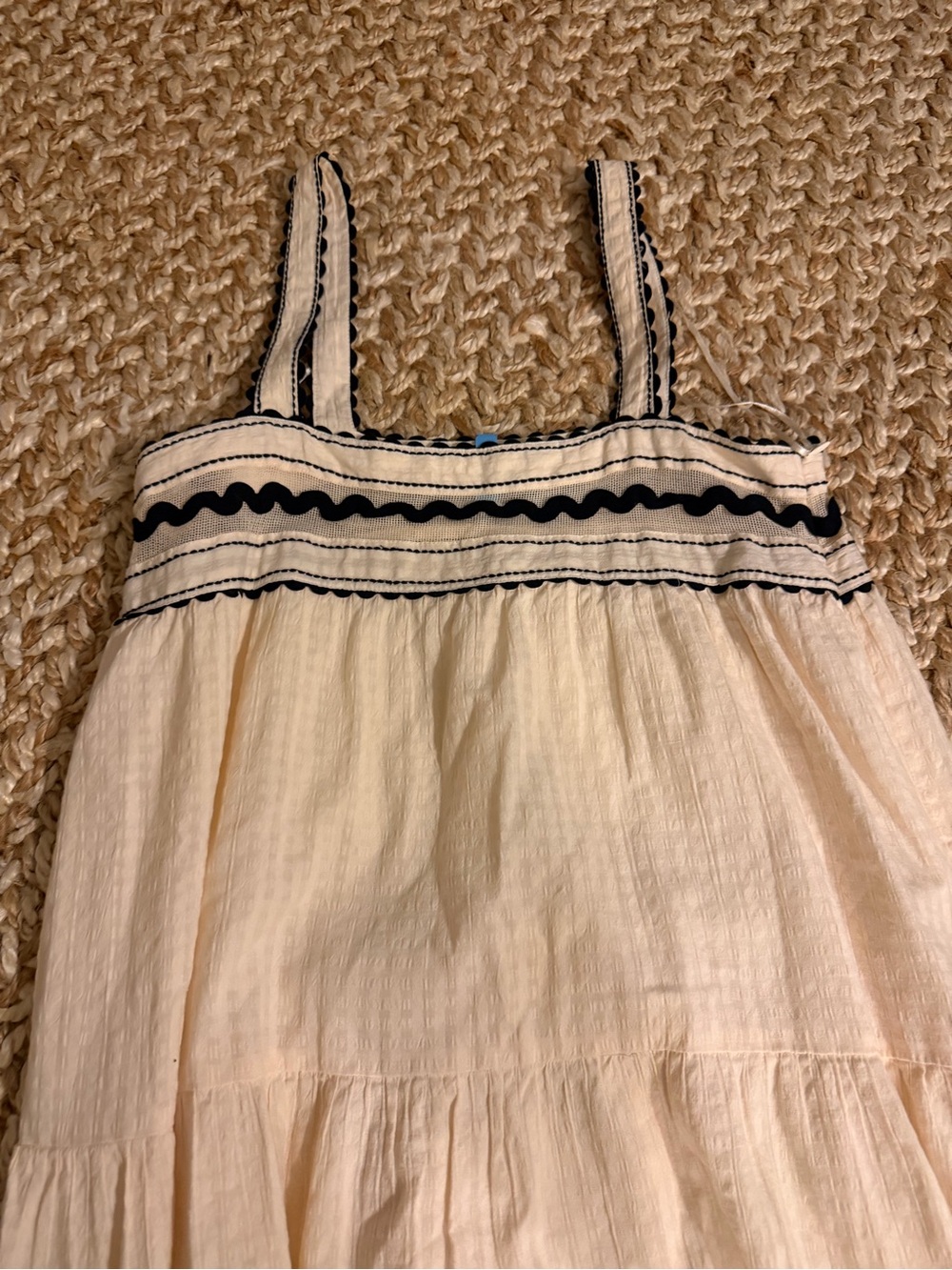 Zara CONTRAST LACE DRESS - Picture 5 of 6